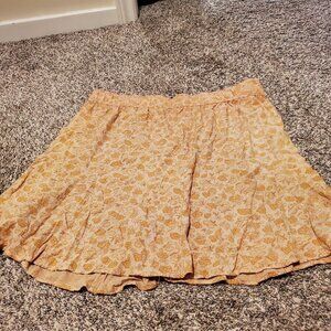 Madewell Pull On Swing Skirt Piccola Floral XL